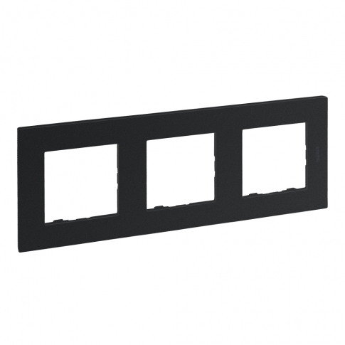 LEGRAND - RAMKA POTRÓJNA ANTRACYT NILOE STEP - 863793