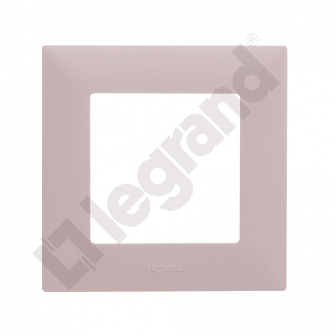 LEGRAND - RAMKA POJEDYNCZA 1X - KOLOR PUDROWY RÓŻ NILOE STEP - 863291