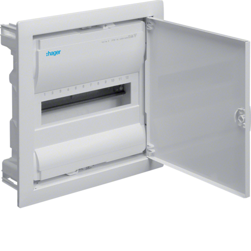 HAGER - ROZDZIELNIA METALOWA 1X12 MODUŁY PODTYNKOWA IP30 - VU12NE