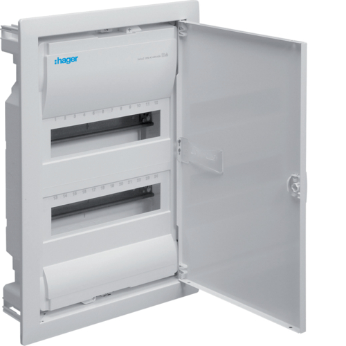 HAGER - ROZDZIELNIA METALOWA 2X12 MODUŁY PODTYNKOWA IP30 - VU24NE