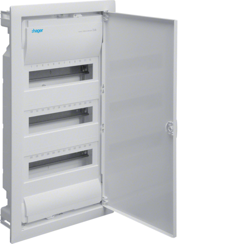 HAGER - ROZDZIELNIA METALOWA 3X12 MODUŁY PODTYNKOWA IP30 - VU36NE