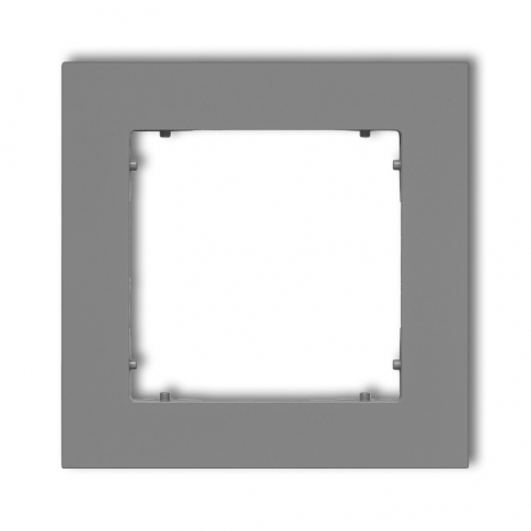 KARLIK - MINI Ramka pojedyncza szary mat 27MR-1 - 27MR-1