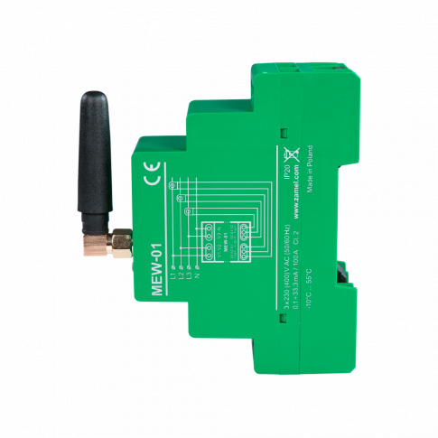 ZAMEL - SUPLA Monitor energii elektrycznej WI-FI 3F+N MEW-01 - SPL10000009