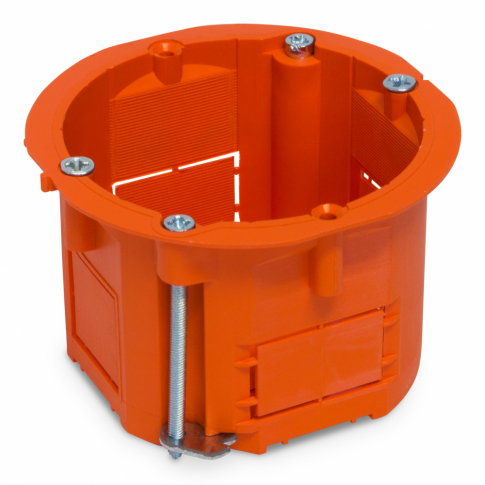 PLASTROL - PUSZKA PODTYNK FI 60X45 DO PŁYT GIPSOWYCH POMARAŃCZOWY - PK-60G