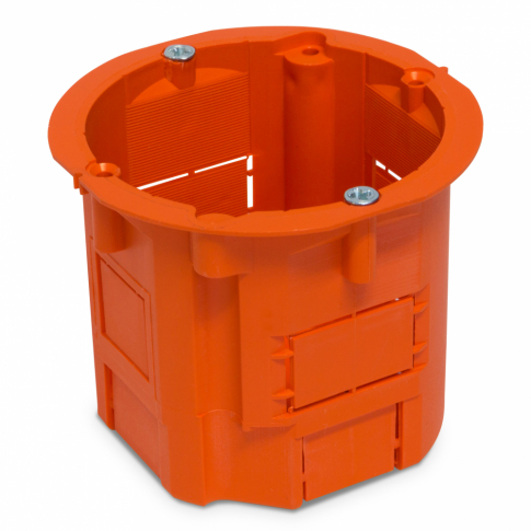 PLASTROL - PUSZKA PODTYNK FI 60X60 GŁĘBOKA POMARAŃCZOWY  - PK-60/60M