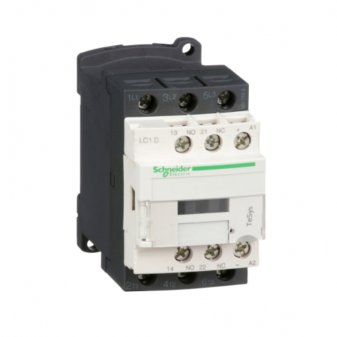 SCHNEIDER ELECTRIC - Stycznik mocy TeSys D AC3 32A 4P 2NO 2NC cewka 24VDC niski pobór. - LC1D18BL