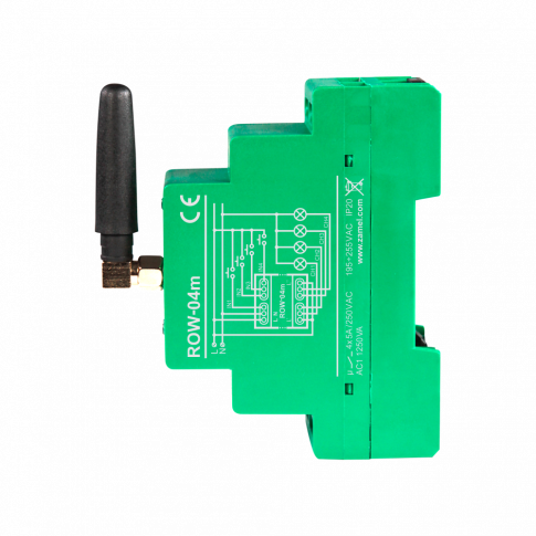 ZAMEL - SUPLA ODBIORNIK WI-FI MODUŁOWY 4-KANAŁOWY TYP: ROW-04M - SPL10000017