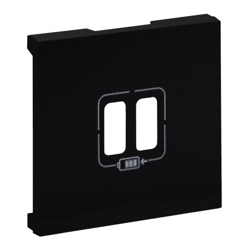 LEGRAND - NS:CZ PLAK USB A+A 2.4 A CZARN - 864524