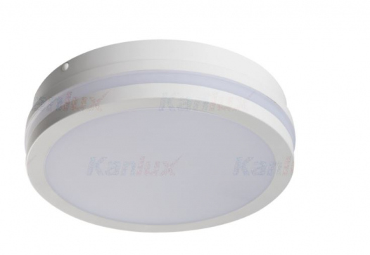 KANLUX - PLAFONIERA LED IP54 18W 1550lm 4000K Z MIKROFALOWYM CZUJNIKIEM RUCHU BIAŁY BENO NW-O-SE W - 32944