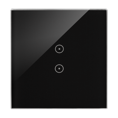 KONTAKT SIMON - Panel dotykowy S54 Touch, 1 moduł, 2 pola dotykowe pionowe zastygła lawa - DSTR13/73