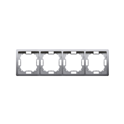 KONTAKT SIMON - RAMKA POCZWÓRNA INOX BASIC - BMR4/21