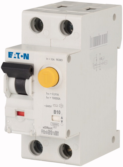 EATON - WYŁĄCZNIK KOMBINOWANY 2 POLOWY B 10A 100MA AC FRBMM - 170972