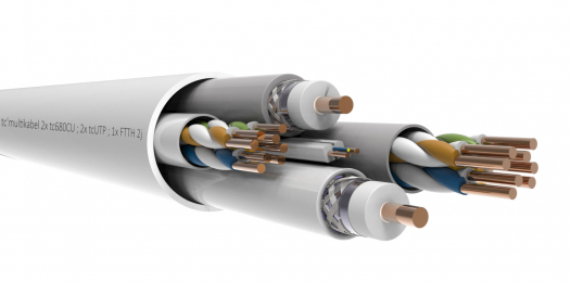 KP ELPIO - Kabel multimedialny tc'multikabel (2xRG-6Cu / 2xUTP /     1xFTTH-2J)   szpula 500mb - 26436