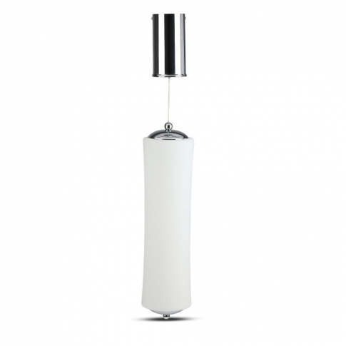 V-TAC - VT-7027 18W Lampa Wisząca LED / Klosz: Mleczny / Ściemniana / Barwa:3000K / Biały - 3980