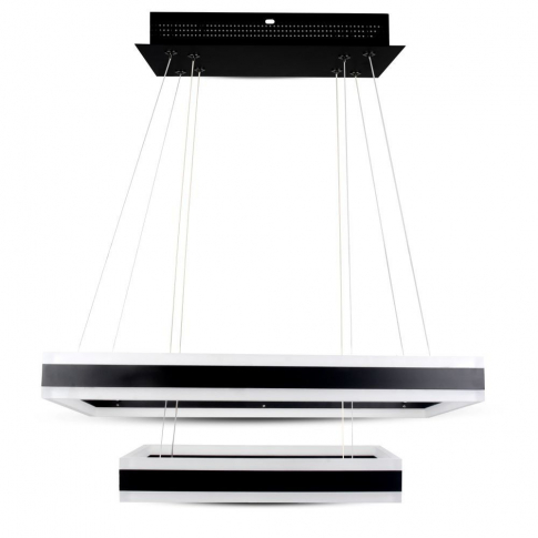 V-TAC - VT-101-2D 115W Lampa Wisząca LED / Barwa:3000K/ Ściemniana / Czarny - 3987