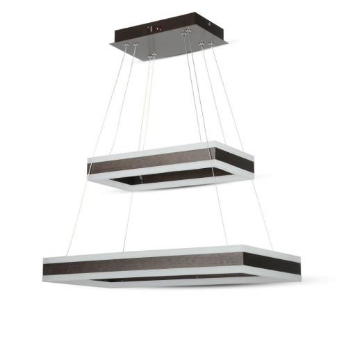 V-TAC - VT-101-2D 115W Lampa Wisząca LED / Barwa:3000K/ Ściemnialna / Brązowy - 3988