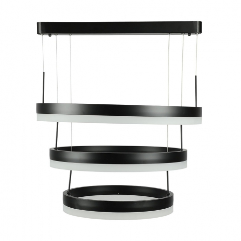 V-TAC - VT-82-3D 92W Lampa Wisząca LED / Barwa:3000K/ Ściemniana / Czarny - 3990