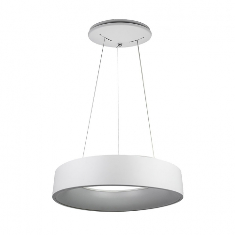 V-TAC - VT-25-1D 20W Lampa Wisząca LED / Barwa:3000K / Biały / Ściemniana - 3992