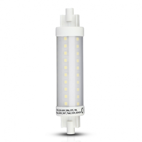 V-TAC -  10W R7S Żarówka LED / Barwa:6400K - 4390