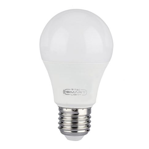V-TAC - VT-5113 11W A60 Żarówka LED Kompatybilna z Amazon Alexa i Google Home / Barwa:RGB+WW+CW / Trzonek:E27 - 2752