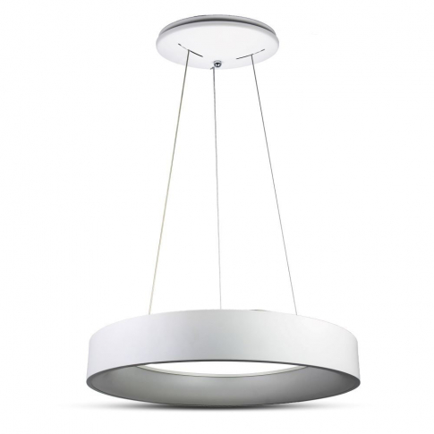 V-TAC - VT-32-1D 30W Lampa Wisząca LED / Barwa:3000K / Biały / Ściemniana - 3995