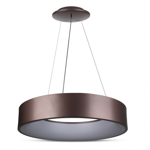 V-TAC - VT-32-1D 30W Lampa Wisząca LED / Barwa:3000K / Brązowy / Ściemniana - 3997