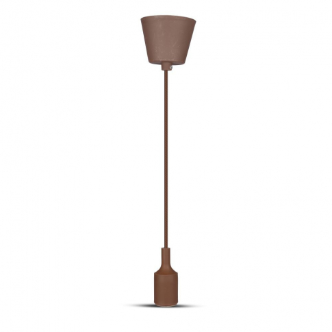 V-TAC -  Lampa Wisząca / Trzonek:E27/ Brązowy - 3475