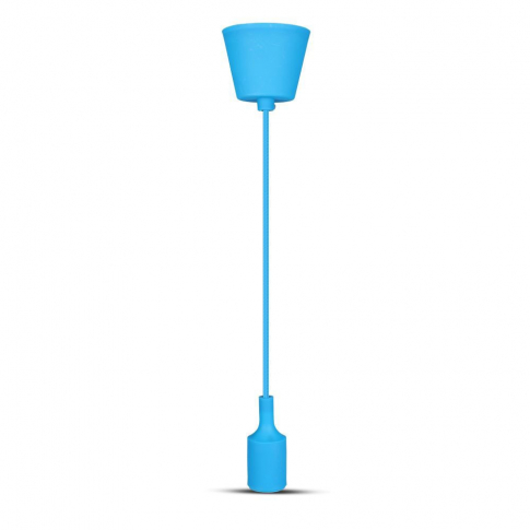 V-TAC -  Lampa Wisząca / Trzonek:E27/ Niebieski - 3476