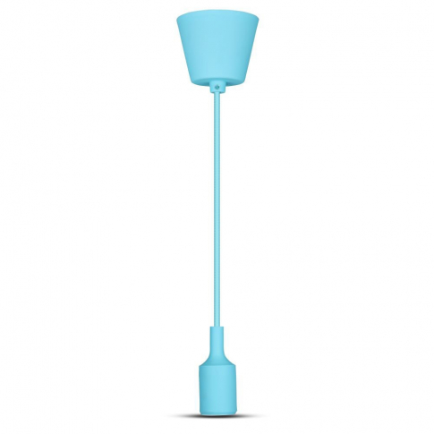 V-TAC -  Lampa Wisząca / Trzonek:E27/ Błękitny - 3482