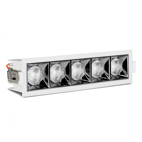 V-TAC - VT-2-21 20W Oprawa wpuszczana reflektor LED / Chip SAMSUNG / Barwa:5700K / Kąt 12' - 979