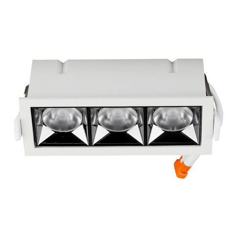 V-TAC - VT-2-12 12W Oprawa wpuszczana reflektor LED / Chip SAMSUNG / Barwa:4000K / Kąt 38' - 989