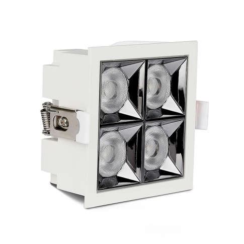 V-TAC - VT-2-16 16W Oprawa wpuszczana reflektor LED / Chip SAMSUNG / Barwa:2700K / Kąt 38' - 993