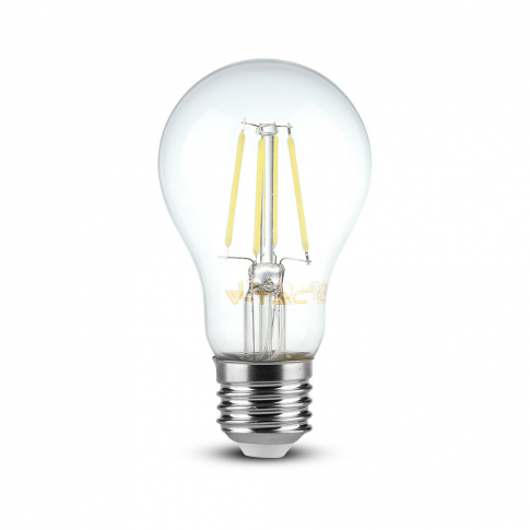 V-TAC - VT-2288D 8W A65 Żarówka LED Filament / Barwa:3000K / Ściemnialna / Trzonek:E27 - 2815