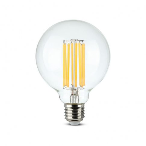 V-TAC - VT-2338 18W G95 Żarówka LED Filament / Barwa:3000K / Skuteczność: 135lm/W / Trzonek:E27  - 2803
