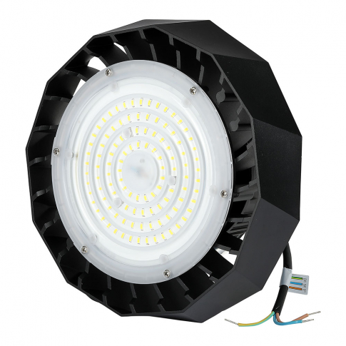 V-TAC - VT-9-105 100W HIGHBAY ( Zasilacz SAMSUNG ) / Barwa:4000K / Obudowa: Czarna / Wydajność: 120lm/w / Kąt 90' - 583