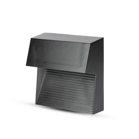 V-TAC - VT-1172 3W Oprawa Schodowa LED / Barwa:4000K / Obudowa: Czarna - 1399