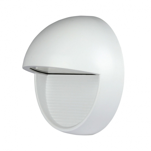 V-TAC - VT-1182 3W Oprawa Schodowa LED / Barwa:4000K / Obudowa: Biała / Okrągły - 1409