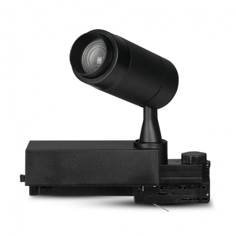 V-TAC -  15W Lampa LED na szynoprzewód  / Sterowanie: Bluetooth / Barwa: 3w1 / Czarny - 1457