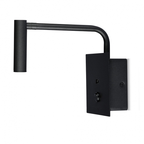 V-TAC - VT-2943 3W Kinkiet LED z włącznikiem i gniazdem USB / Barwa:3000K / Biały - 1487