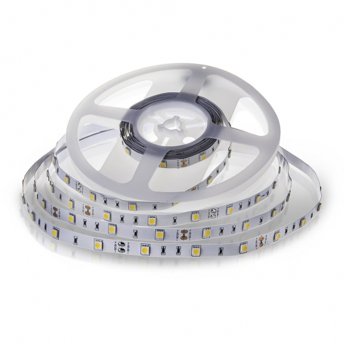 V-TAC - VT-5050 30 4.8W Taśma LED / Barwa:3000K / IP20 - 2135