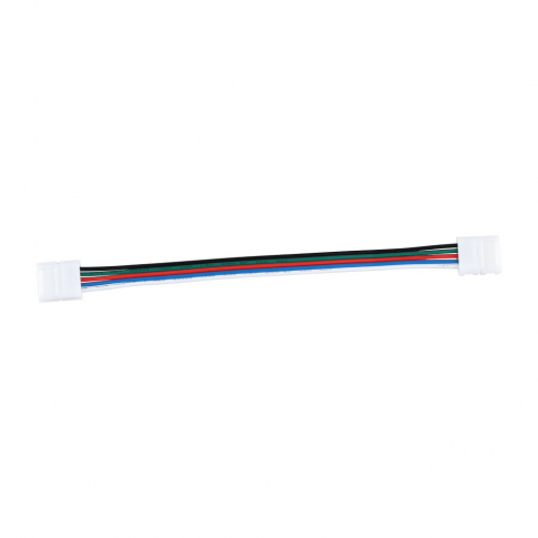 V-TAC - Złącze elastyczne do Paska LED 5050 RGB+W / Czarne - 2587