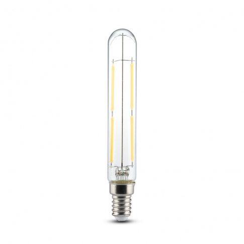 V-TAC - VT-2204 4W LED T20 Żarówka LED Filament / Klosz Przezroczysty / Barwa:4000K / Trzonek:E14 - 2702