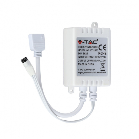 V-TAC - VT-2472 72W Sterownik do paska LED / Sterowanie: Pilot - 3625