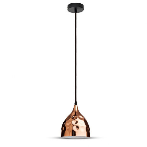V-TAC - VT-8170 Lampa wisząca / Klosz: Miedź z przetłoczeniami / Średnica: 170 - 3714