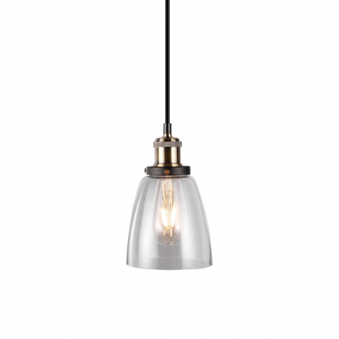 V-TAC - VT-7140 Lampa wisząca / Klosz: Transparentne szkło - 3735