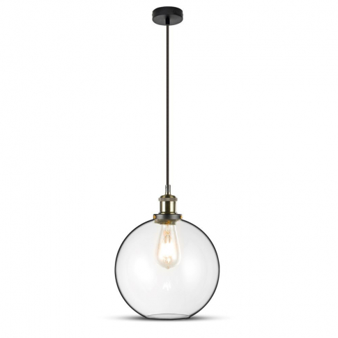 V-TAC - VT-7250 Lampa wisząca / Klosz: Transparentny - 3739