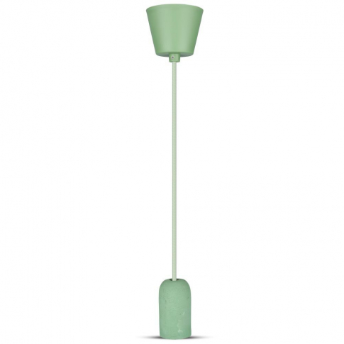 V-TAC - VT-7668 Lampa Wisząca / Trzonek:E27 / Gips / Zielony - 3742