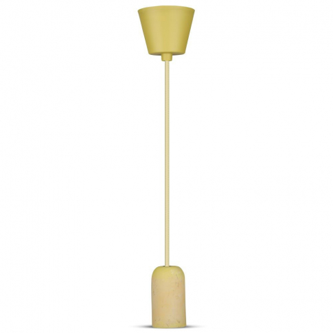 V-TAC - VT-7668 Lampa Wisząca / Trzonek:E27 / Gips / Żółty - 3745