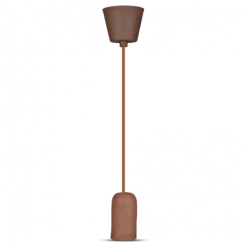 V-TAC - VT-7668 Lampa Wisząca / Trzonek:E27 / Gips / Brązowy - 3749