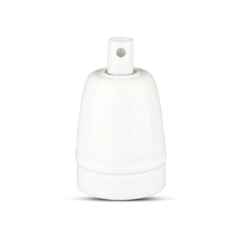 V-TAC - VT-799 Oprawka porcelanowa / Trzonek:E27 / Biały - 3795
